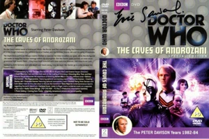 Doctor Who: The Caves of Androzani DVD Cover Signed by ERIC SAWARD - Imagen 1 de 1