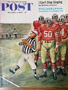 1959 December 5  The Saturday Evening Post Vintage Magazine Constantin Alajalov - Picture 1 of 2