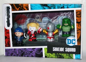 Fisher Price Little People DC SUICIDE SQUAD Collector 4 Figure Set Sealed - Picture 1 of 2