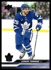 2023-24 Upper Deck Series 1 Base #173 Conor Timmins Toronto Maple Leafs