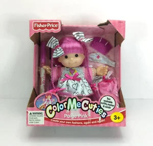 Vintage 2000 Fisher-Price Color Me Cuties Paige Pink Puppe Spielzeug Neu im Karton Neu im Karton - Bild 1 von 9