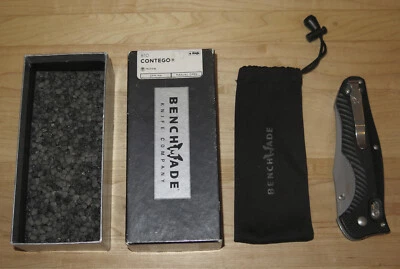 Faca dobrável tática Benchmade CPM-M4 Contego Axis 810 com caixa de varejo - Imagem 1 de 4