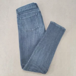 J Crew Toothpick Skinny Jeans Womens Size 26 Blue Denim Stretch - Picture 1 of 21