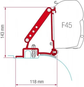 FIAMMA F45 TOLDO DUCATO JUMPER BOXER DESPUÉS DE 2006 SOPORTE TECHO ALTO - Imagen 1 de 1