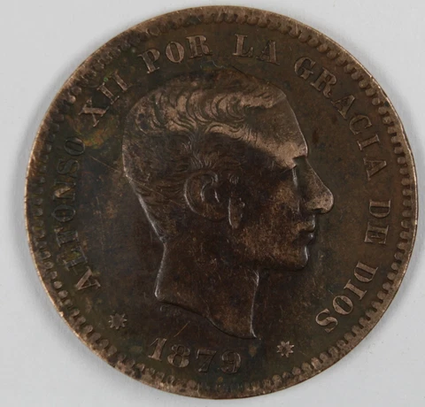 1879 (SPAIN-PUERTO RICO) FIVE CENTIMOS (5 CENTIMOS) -COLONIES Cover