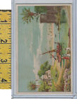 Victorian Card, 1890's, Ships Nautical, Harbor, Middle East (A8)