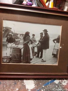 Frank Meadow Sutcliffe Sepia Photo. Fish Market. - Picture 1 of 2