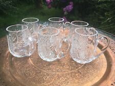 WATERFORD CRYSTAL DUNMORE TANKARD / BEER MUG OR GLASS x 6 mugs