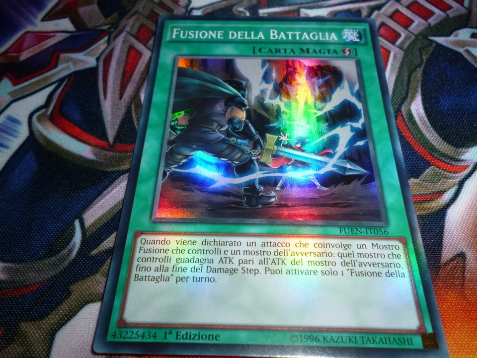 YU GI OH FUSIONE DELLA BATTAGLIA FUEN IT 056 SUPER RARA ITA - Immagine 1 di 1