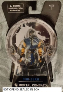 Mortal Kombat Sub Zero Action Figure Sealed MK X 2015 Mezco Toyz 6" RARE NEW - Picture 1 of 3