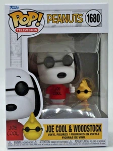 Funko Pop! Animation Peanuts Joe Cool & Woodstock #1680 With Pop Protector - Picture 1 of 5