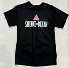Vintage Silence = Death 90s AIDS New York City ACT UP T-Shirt Keith Haring Sz M