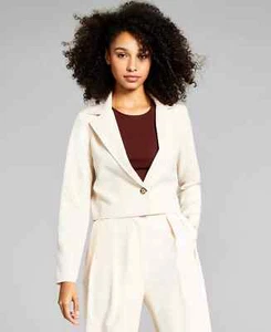/LX003/ And Now This Women's Cropped Blazer Pearl Sz L $69 - Picture 1 of 1