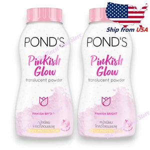 Pond's Pinkish Glow Face Powder Big Size 110 g pack of 2 pieces , Ship from USA - Picture 1 of 1