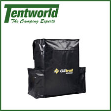 Oztrail Rear Spare Wheel Bin Black 60L Recovery Storage Bag Accessories 4x4 4wd
