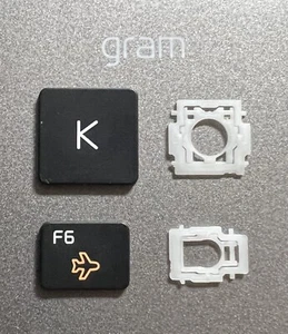 LG gram 15" | 15Z95N | 15Z975 | SCHWARZ EINZELNE ERSATZTASTATUR TASTEN KEYCAPS - Bild 1 von 5