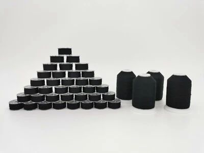 Sewing Thread Combo,size A,L or M prewound bobbin&4 spools same color top thread - Image 1 of 4