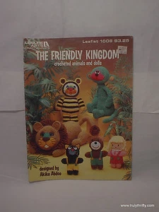 Vintage 1984 Leisure Arts The Friendly Kingdom Leaflet 1008 By Akiko Abdoo - Picture 1 of 1