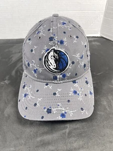 Gray New Era Dalla Mavericks Hat Cap Women's Floral Basketball NBA Texas - Picture 1 of 9