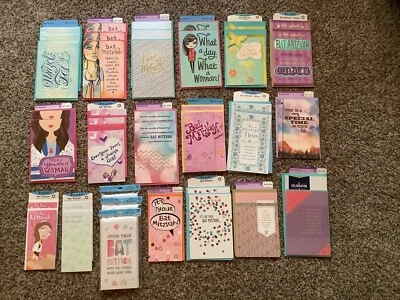 LOTE de 55 tarjetas de Bat Mitzvá con sobres sello con señalización para reventa Foto 1 de 4