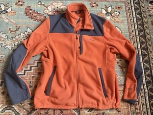 L.L. Bean - Polartec Wind Pro Fleecejacke - Full Zip - Orange / Grau - Large - Bild 1 von 7