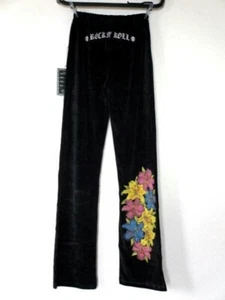 A&G Amal Guessous Sweat Pants Size Women Small Flower - Picture 1 of 6