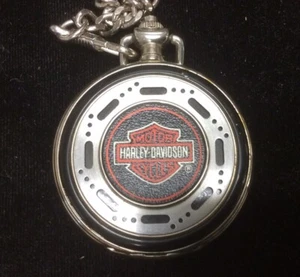 Franklin Neuwertig - Harley-Davidson - Heritage Softail - Taschenuhr - W-Kette - Bild 1 von 8