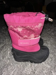Columbia Toddler/Girls Snow boots Size 8 New - Bild 1 von 7