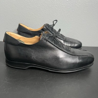 Coach Corwin Black Leather Casual Oxfords Dress Shoes Men’s Size 9.5 Italy - Image 1 of 4