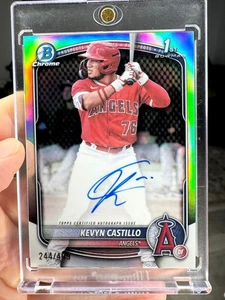 2025 Bowman Chrome Refractor Auto /499 Kevyn Castillo - Picture 1 of 2