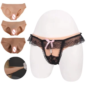 Silicone Vagina with Panty Underwear Simulated vaginal Transgender Crossdressibm - Picture 1 of 18