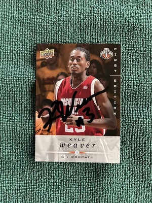 2008-09 Upper Deck First Edition #248 Kyle Weaver Hand Signed auto autograph - Image 1 of 2