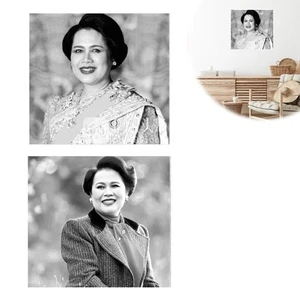 Decorative painting core Bangkok Framed Wall Art,Black & White P-oster Decor - Picture 1 of 16