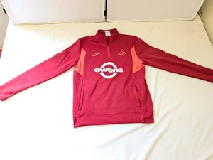 Joma Swansea City Quarter Zip Training Jumper SIZE SMALL#061 - Picture 1 of 9