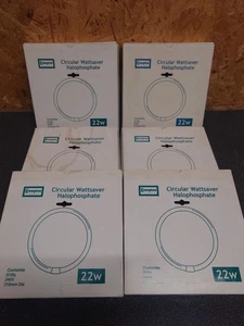 Pack of 6x Crompton 22w T9 4000k Circular Fluorescent Tubes  - Picture 1 of 3