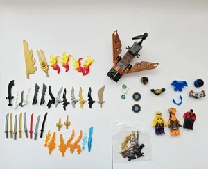 LEGO NINJAGO Lot of Minifigures, Weapons, and Accessories Retired Flyer - Picture 1 of 11