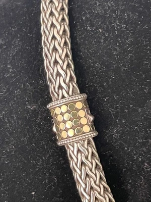 Collar John Hardy 183,5 GR Cadena Clásica 20" Plata de Ley 925 18K Foto 1 de 4