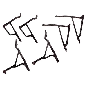 Mugen Seiki Carbon Fiber 2mm Body Stiffener Center Front Rear Mix Set #MZ1021 - Picture 1 of 3