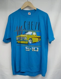 Vintage 80s Chevy S10 Lowered Truck T shirt Size XL - Picture 1 of 6