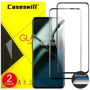 For OnePlus 13 13R 12 12R 11 11R Caseswill 3D Tempered Glass Screen Protector - Picture 1 of 12
