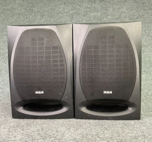 RCA Surround Speakers Pair Wired RP-9316, 3-Disc Stereo System 8 Ohms 3W in Gray - Picture 1 of 12