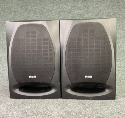 Par de altavoces envolventes RCA RP-9316 🎵 Sistema estéreo de 3 discos con cable 8Ω 3W gris Foto 1 de 4