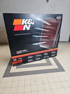 K&N 33-2457 Replacement Air Filter for 2010-2019 Jeep/Dodge SUV V6/V8 - Picture 1 of 3