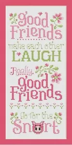 Good Friends by Sue Hillis cross stitch pattern - Picture 1 of 1