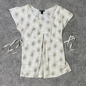 H&M Mama Maternity Top M White Women's V-Neck Sleeveless - Picture 1 of 6