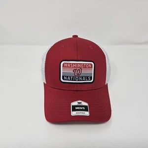 Cappello camionista regolabile rosso MLB Washington Nationals preferito dai fan - OSFA - Foto 1 di 3