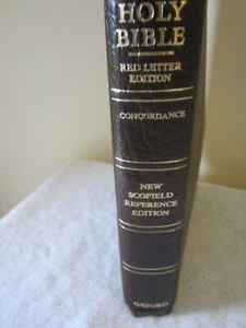 Holy Bible Concordance New Scofield Edition Reference Edition Oxford 1967 AS NEW - Picture 1 of 10
