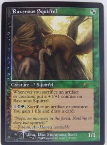 Magic the Gathering TCG - Bloomburrow Commander 258 Foil - RAVENOUS SQUIRREL - Bild 1 von 2