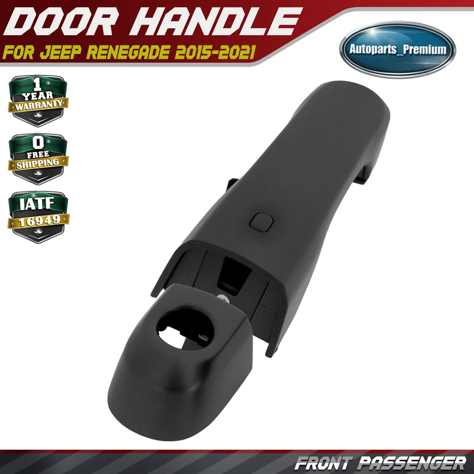 Manija de puerta exterior imprimada para pasajero delantero derecho para Jeep Renegade BU 2015-2025 Foto 1 de 4