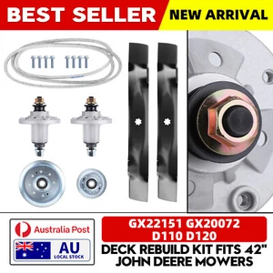 GX20072 Fits Inc Screws Selected Deck Rebuild Kit 42" John Deere Mowers GY20067 - Picture 1 of 14